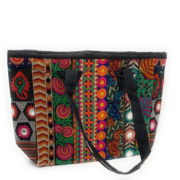 Bohemian Style Large Tote - Picture 2 of 7